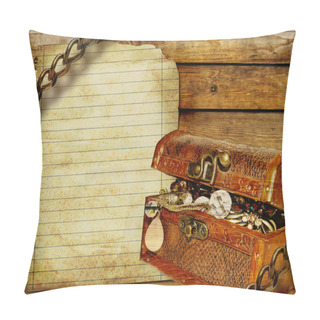 Personality  Vintage Background In Adventure Stories Style Pillow Covers