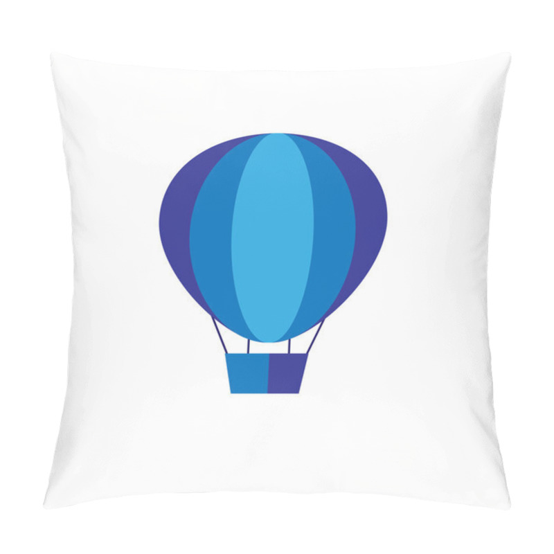 Personality  Colored Air Balloon Flat With Shadow Pillow Covers