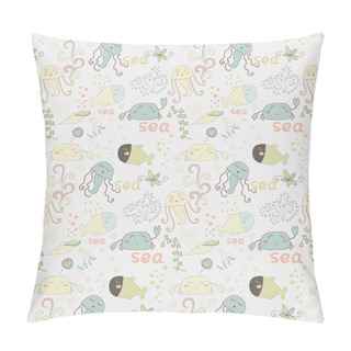 Personality  Sea Life Pattern Pillow Covers