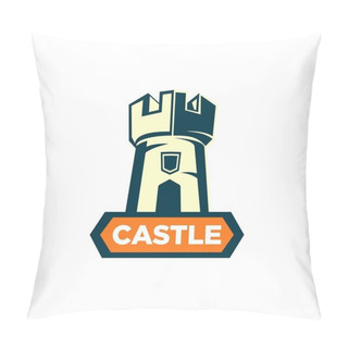 Personality Castle Logo Template Pillow Covers