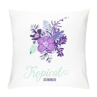 Personality  Tropical Summer Card Design Pillow Covers