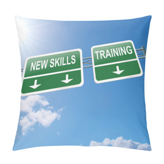 Personality  New Skills Concept. Pillow Covers
