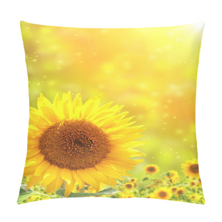 Personality  Sunflowers Pillow Covers