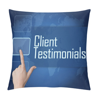 Personality  Client Testimonials Pillow Covers