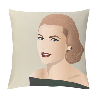 Personality  Actress Grace Kelly Pillow Covers