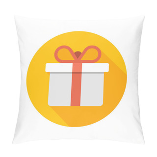 Personality  Gift Box With Bow Icon Pillow Covers