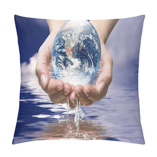 Personality  World Ocean Water Pillow Covers