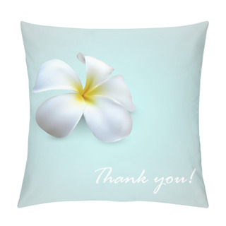 Personality  Frangipani Flower Pillow Covers
