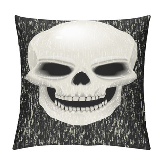 Personality  Human Skull Zombie Pillow Covers