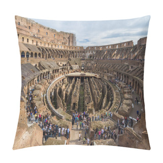 Personality  Coliseum In  Rome, Italy  Pillow Covers