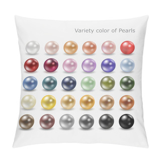 Personality  Variety Color Pearl Set Pillow Covers
