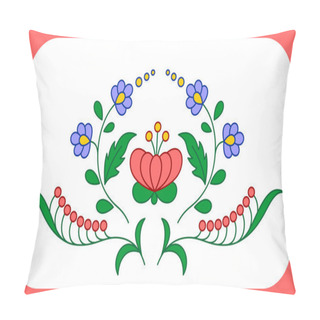 Personality  Hungarian Embroidery Floral Decoration Pillow Covers