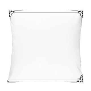 Personality  Simple Black Ornamental Decorative Frame Pillow Covers