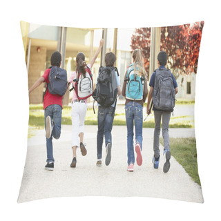 Personality  Schoolchildren At Home Time Pillow Covers