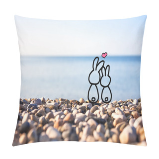Personality  Happy Couple In Love Pillow Covers