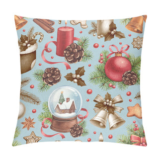 Personality  Watercolor Christmas Decorations Pillow Covers