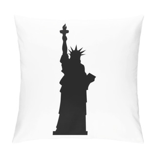 Personality  Liberty Statue Building Pillow Covers
