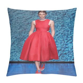 Personality  Sophie Touchet Walks The Runway At DKNY Pillow Covers
