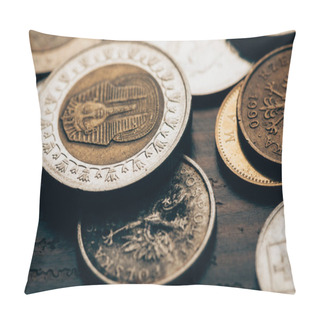 Personality  Egyptian Coin Pillow Covers