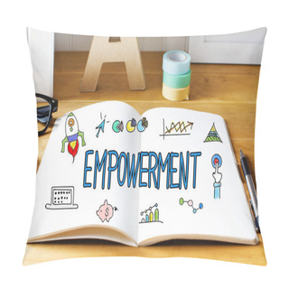 Personality  Empowerment Concept With Notebook  Pillow Covers