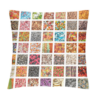 Personality  Different Sweets Collage Pillow Covers