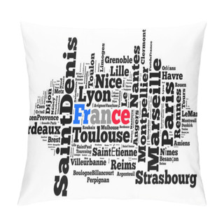 Personality  Localities In France Pillow Covers