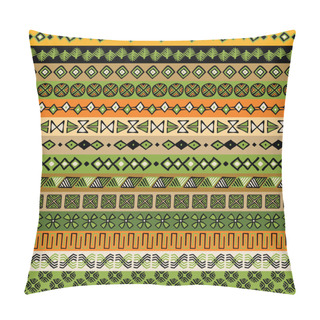 Personality  Various Strips Motifs Colored Pillow Covers
