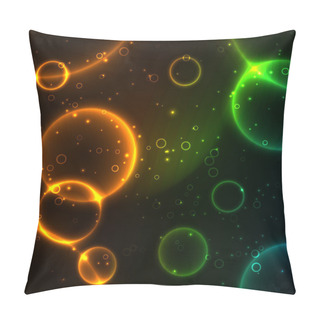 Personality  Vector Space Background. Vector Illustration. Pillow Covers