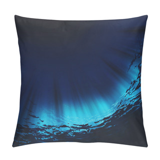 Personality  Deep Water Natural Background Pillow Covers