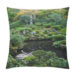 Personality  Ancient Zen Garden In Kyoto, Japan  Pillow Covers