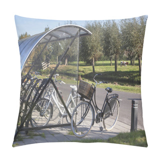 Personality  Outdoor Roofed Bicycle Storage Pillow Covers