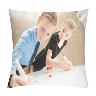 Personality  Children In Formal Clothes  Pillow Covers