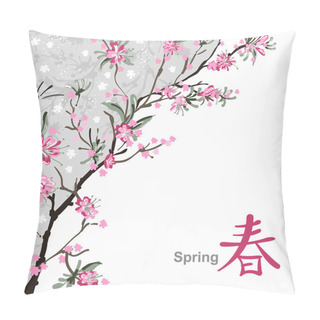 Personality  Sakura Blossom Pillow Covers