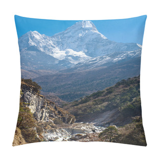 Personality  Ama Dablam Massif, Nepal Pillow Covers