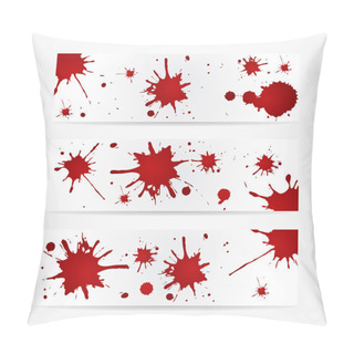 Personality  Colorful Bright Ink Splashes On White Background Pillow Covers