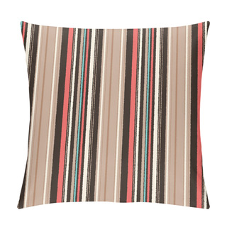 Personality  Vertical Stripes Fabric Pattern Pillow Covers