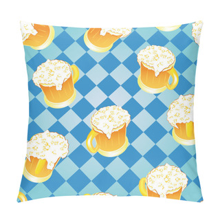 Personality  Oktoberfest Background. Beer Wallpaper. Pillow Covers