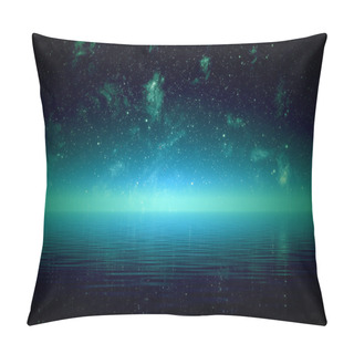 Personality  Night Over Sea. Pillow Covers