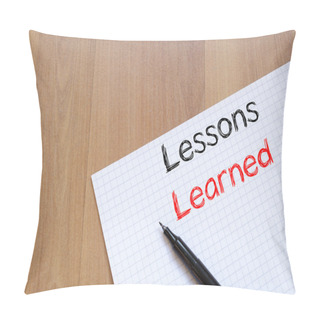Personality  Lessons Learned Write On Notebook Pillow Covers