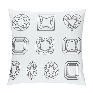 Personality  Diamond Cuts Pillow Covers