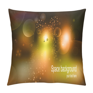Personality  Abstract Background. Multi-colored Balloons. Pillow Covers