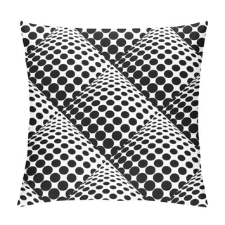 Personality  Design Seamless Monochrome Dots Background Pillow Covers