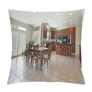 Personality  Large Kitchen With Eating Area Pillow Covers