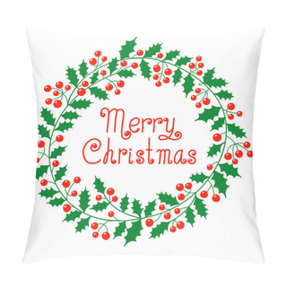 Personality Christmas Wreath Pillow Covers
