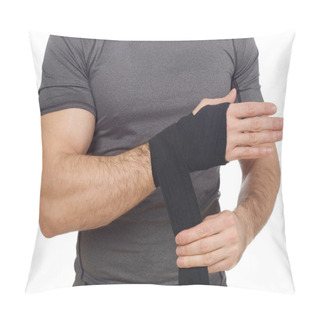 Personality  Man Wrapping His Wrist Pillow Covers