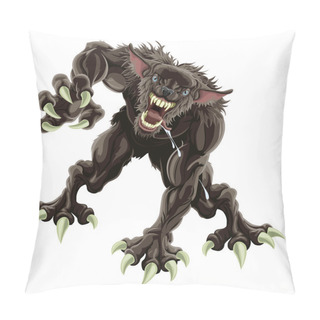 Personality  Werewolf Illustration Pillow Covers
