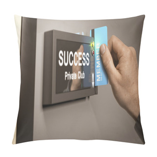 Personality  Achieving Success, Accomplishment. Pillow Covers