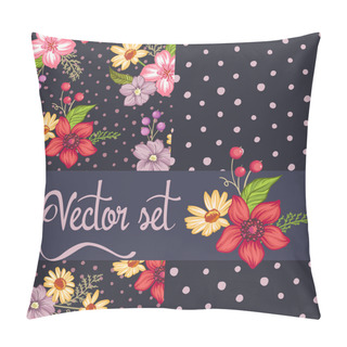 Personality  Seamless Floral Patterns Pillow Covers