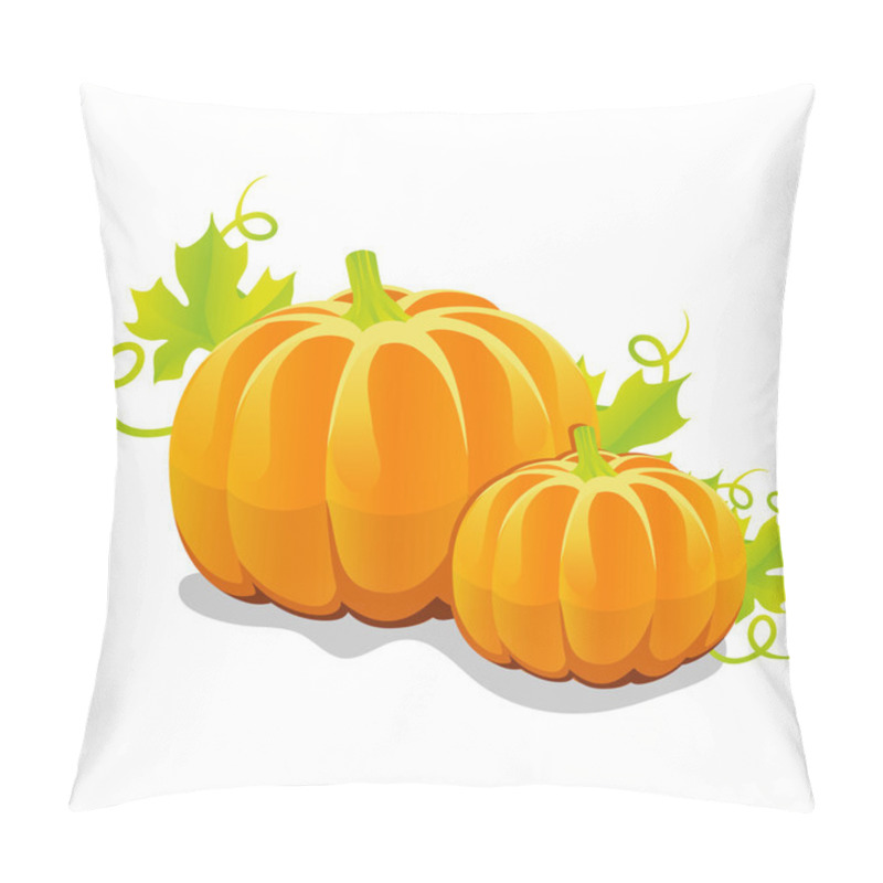 Personality  Two vector pumpkin pillow covers