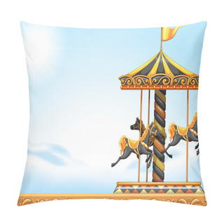 Personality  A Carousel Ride Pillow Covers
